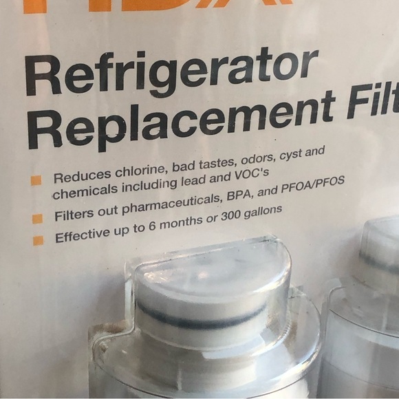 HDX FMS-2 Replacement Water Filter / Purifier for Samsung Refrigerators (2 Pack) - Picture 2 of 7